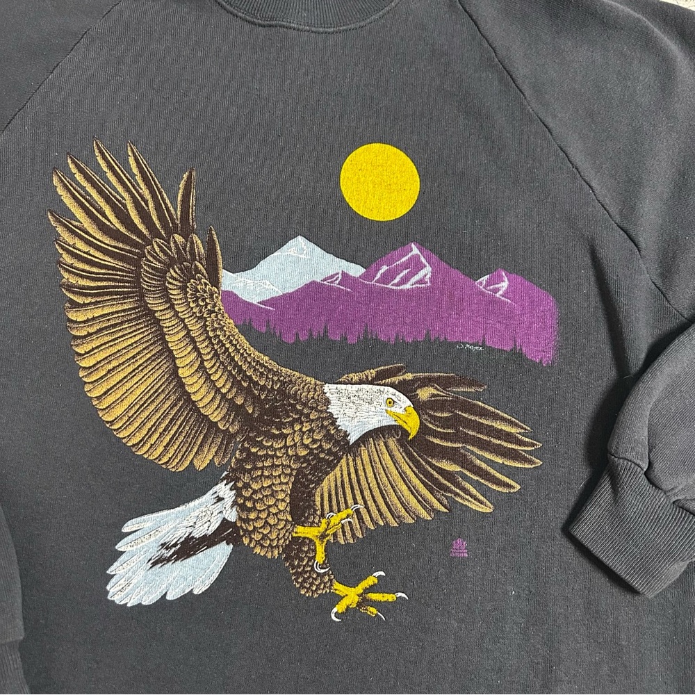 🦅Vintage Jerzees Crewneck Eagle Sweater - Picture 2 of 5